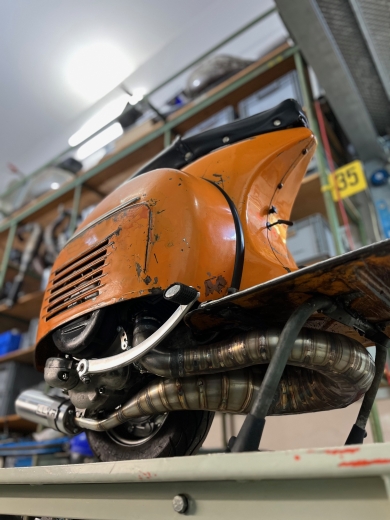 Basilisk Abgasanlage kompl. für Vespa 200 PX, Rally