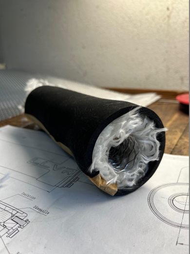Schalldämpfer LLVR 230 x 75 mm D i = 28 mm